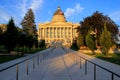 Utah State Capitol with warm evening light, Salt Lake City Royalty Free Stock Photo