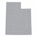 Utah counties map