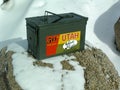 Utah State Park Geocache Royalty Free Stock Photo