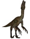 Utahraptor ostrommayorum-3D Dinosaur Royalty Free Stock Photo