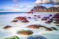 Utakleiv beach, Lofoten, Norway Royalty Free Stock Photo