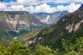 Utcubamba river valley in northern Pe Royalty Free Stock Photo