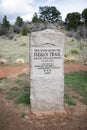 Ute Indian trail marker, Garden of the Gods in Colorado Springs.