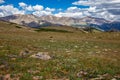 Ute Meadow Wildflower Expanse, Rocky Mountain National Park, Colorado Royalty Free Stock Photo