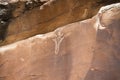 Ute petroglyphs in Arches National Park, Utah