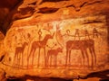 Ute Petroglyphs in Arches National Park