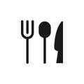 Utensil icon vector illustration. Vector utensil simple flat line style Royalty Free Stock Photo