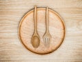 Utensil Kitchen Wooden and stainless whisk for cooking on wooden background. Top view white copy space.