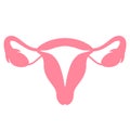 Uterus vector icon