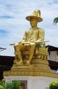 UTHAI THANI PROVINCE, THAILAND - August, 2016: Statue near  Wat Tha Sung Castle - Uthai Thani, Thailand Royalty Free Stock Photo