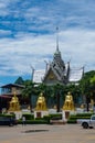 UTHAI THANI PROVINCE, THAILAND - August, 2016: Wat Tha Sung Castle  or Wat Chantharam Royalty Free Stock Photo