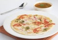 Uthappam Oothappam -South Indian breakfast set dosa Royalty Free Stock Photo