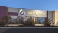 UTICA, NY, USA - NOV 23, 2019: Planet Fitness front view in Toronto. Planet Fitness is an American franchisor and operator of