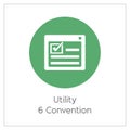 Utility Convention Simple Logo Icon Vector Ilustration