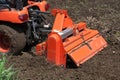 Utility Tractor With Tiller