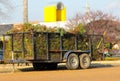 Utility Trailer filled with Shrubbery