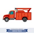 Utility truck crane