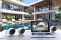 Utilize CCTV with data intelligence and sensors to enhance home security technology through advanced surveillance camera setups.