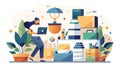 Utilize creative decluttering methods, such as the KonMari method or the 20 20 rule, for efficient sorting