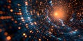 Utilizing advanced technology to analyze and visualize complex data for business insights. Concept