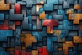 Utilizing algorithms to unscramble a complex structure