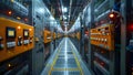 Utilizing Predictive Maintenance Algorithms to Monitor Data Center Equipment for Optimal Royalty Free Stock Photo
