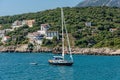 Utjeha Beach on the Adriatic coast in Montenegro.