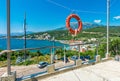 Utjeha Beach on the Adriatic coast in Montenegro.