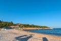 Utjeha Beach on the Adriatic coast in Montenegro.