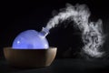 Utrasonic essential oil diffuser Royalty Free Stock Photo