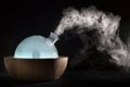 Utrasonic essential oil diffuser Royalty Free Stock Photo