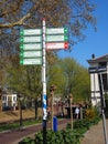 Information sign in Utrecht center