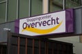 Shopping center Overvecht logo at an entrance of the Shoppingcenter