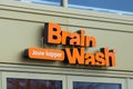 Brain Wash hairdresser shop sign, With 170 salons throughout the country