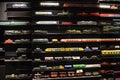 Utrecht, Netherlands - July 23, 2022: Models of different old trains on display in Spoorwegmuseum