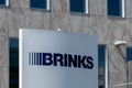 Brinks sign logo. Brink\'s is a provider of security