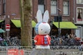 Statue of miffy (nijntje in Dutch) at the Mariaplaats in Utrecht