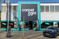 Carpetright logo sign above the entrance.