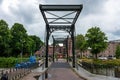 Utrecht, The Netherlands - Traditional drawbridge over the old canal in the city center