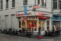 Broodje Bambi is a fast food restaurant in Utrecht, the Netherlands. Bambi is an Istanbul based fast food chain