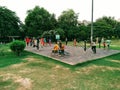 Utter Pardesh / India - Open gym , A picture of open gym in noida july 7 2019