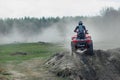 UTV, ATV & offroad dusty driving. Motor, fast