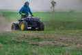 UTV, ATV & offroad dusty driving. Motor, fast