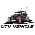 Utv logo design Royalty Free Stock Photo