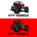utv logo design icon Royalty Free Stock Photo