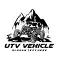 Utv logo design icon Royalty Free Stock Photo