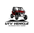 Utv logo design Royalty Free Stock Photo