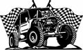 UTV offroading social club logo design vector