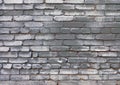 Uurban grunge background of old brick gray painted wall Royalty Free Stock Photo