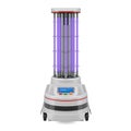 UV-Disinfection Robot, front view. 3D rendering